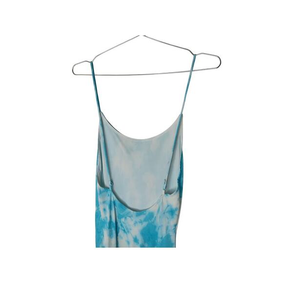 Thakoon Collective Blue White Tie Dye Maxi Slip Dress SZ 2 - Picture 13 of 16